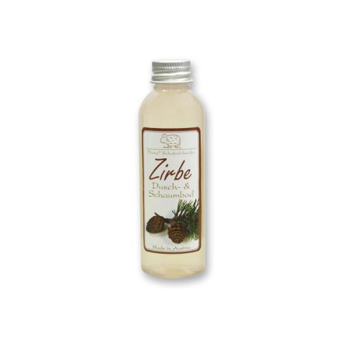 Douchegel en badschuim met biologische schapenmelk 75ml, Denneappel